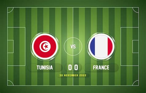 placar do jogo da tunísia